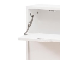 Компактен шкаф в бял цвят, снимка 4 - Шкафове - 42554537