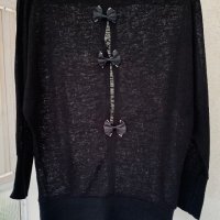 Интересна различна блуза ESTHER , снимка 1 - Блузи с дълъг ръкав и пуловери - 37819039