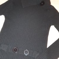 Черна зимна блуза рXS/S, снимка 4 - Блузи с дълъг ръкав и пуловери - 39564872