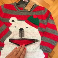 Сладурски пуловер, снимка 1 - Бебешки блузки - 30122573