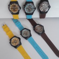 Механичен мъжки часовник ST. TROPEZ различни цветове 2 на цената на 1, снимка 9 - Мъжки - 29390156