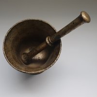 Хаванче бронзово , снимка 2 - Антикварни и старинни предмети - 38320813