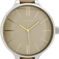 Моден дизайнерски часовник   OOZOO Timepieces , -  XL, Sand, С 8636, снимка 1 - Дамски - 30062132