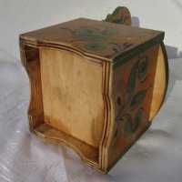 Дървена стара кутия за стена с капак, снимка 11 - Антикварни и старинни предмети - 29729469