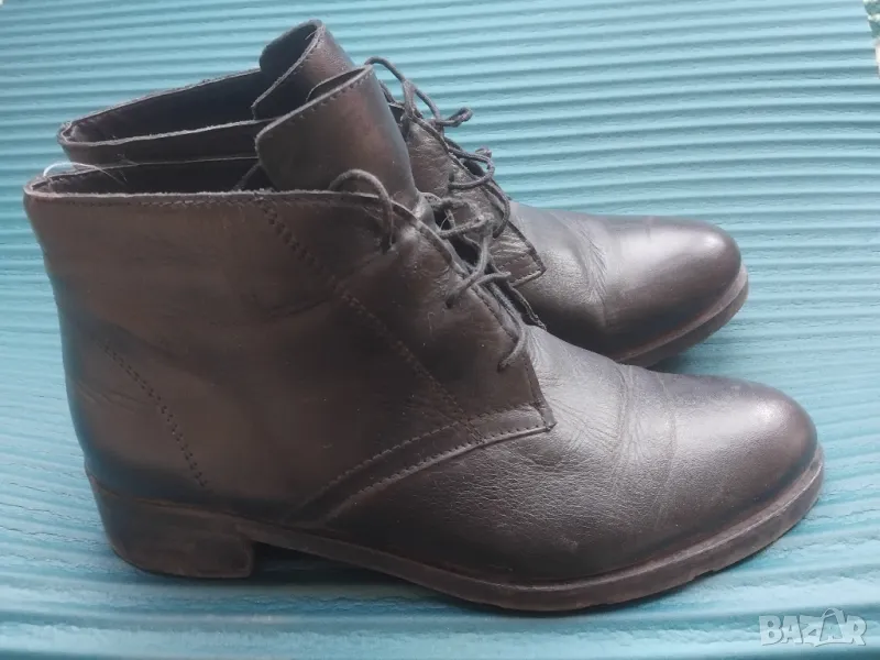 Lavorazione Artigianale оригинални дамски боти естествена кожа , снимка 1