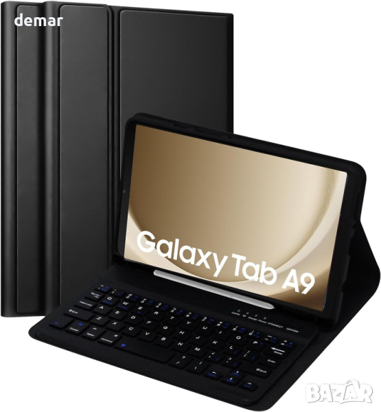 Калъф с клавиатура Samsung Galaxy Tab A9 8.7" 2023 SM-X110/X115/X117, снимка 1