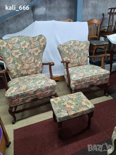 Комплект ретро кресла внос от Холандия , снимка 1