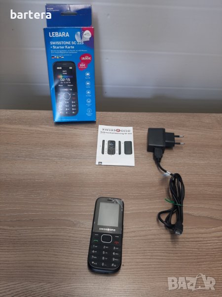 НОВ* - ТЕЛЕФОН SWISSTONE SC 225 с 2 сим карти , снимка 1