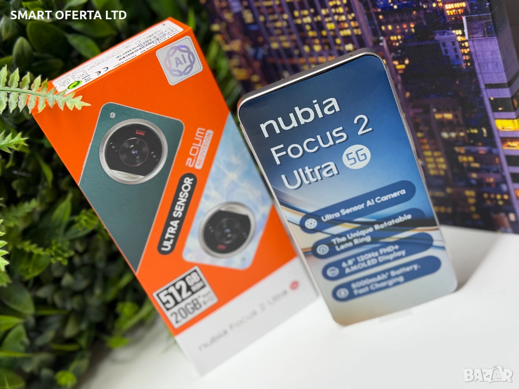 NUBIA Focus 2 Ultra 5G 512GB Гаранция, снимка 1
