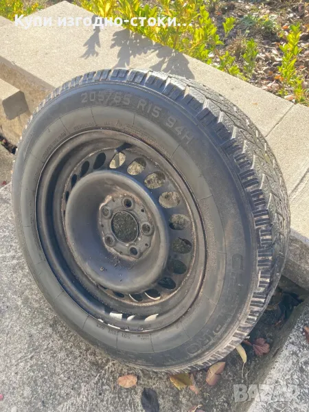 Гума с джанта от Мерцедес 124 комби, снимка 1