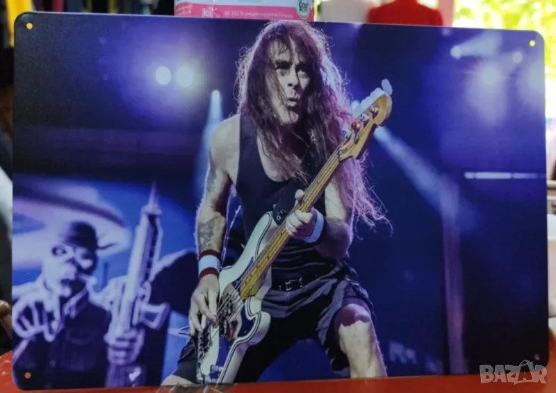 Steve Harris-метална табела(плакет), снимка 1