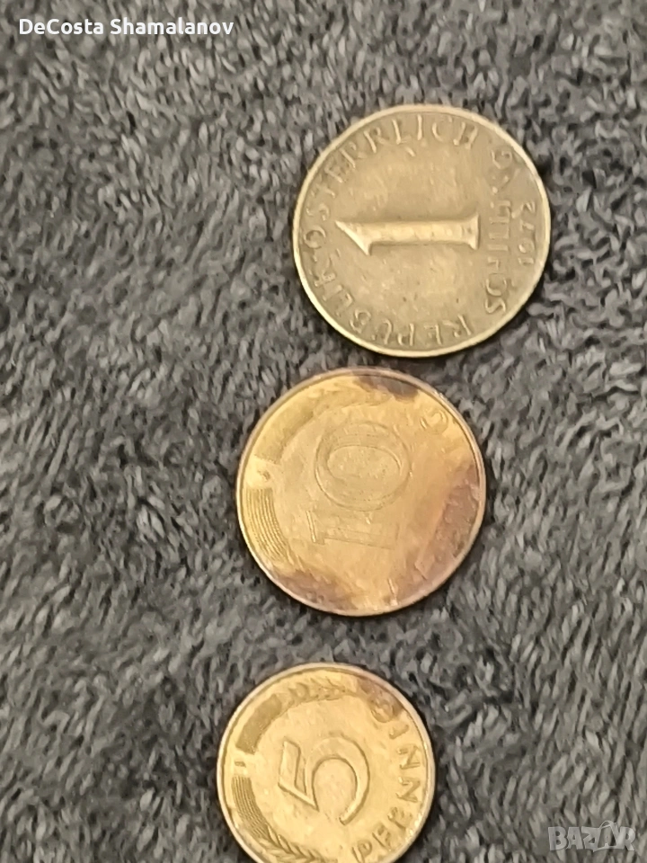 Австрия/Германия монети стари 1972-1989г, снимка 1