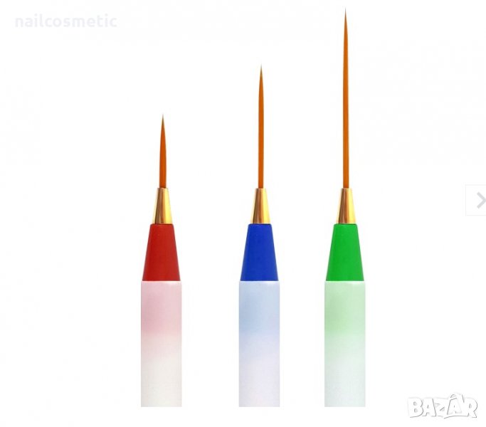 6 четки за линии и финни детайли върху ноктите и арт маникюр, снимка 1
