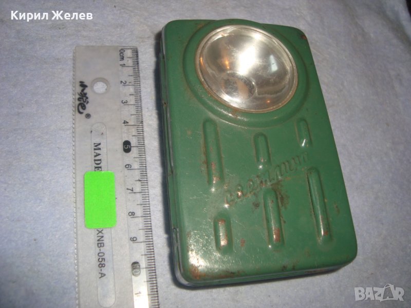 СВЕТЛИНА - СТАРО СИГНАЛНО МЕТАЛНО РЯДКО РЕТРО БГ - ФЕНЕРЧЕ ВОЕННО 32171, снимка 1