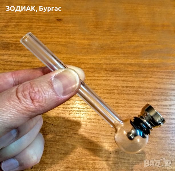 Стъклена лула / Фифка, снимка 1