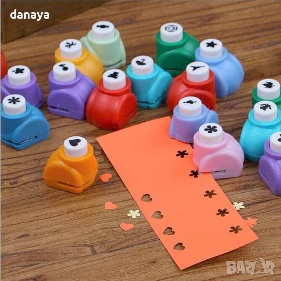 3988 Перфоратор пънч за декорация с хартия, различни фигурки, снимка 1