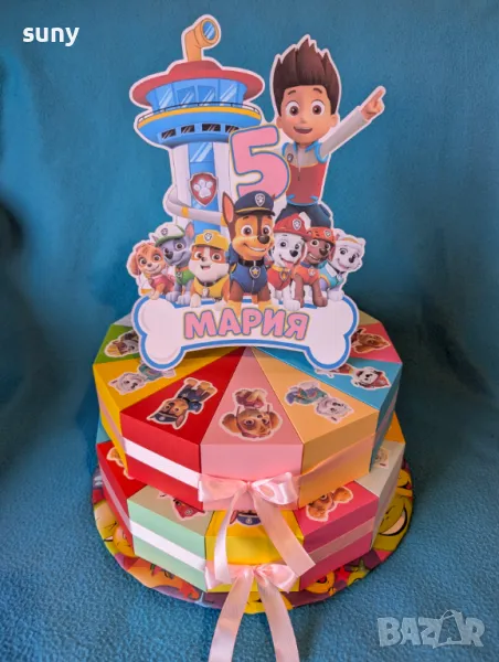 Картонена торта Пес патрул, снимка 1