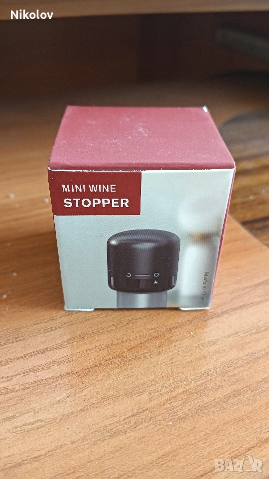 Тапа за вино, снимка 1