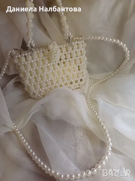 Чанти с перли и мъниста, официални чанти, снимка 1