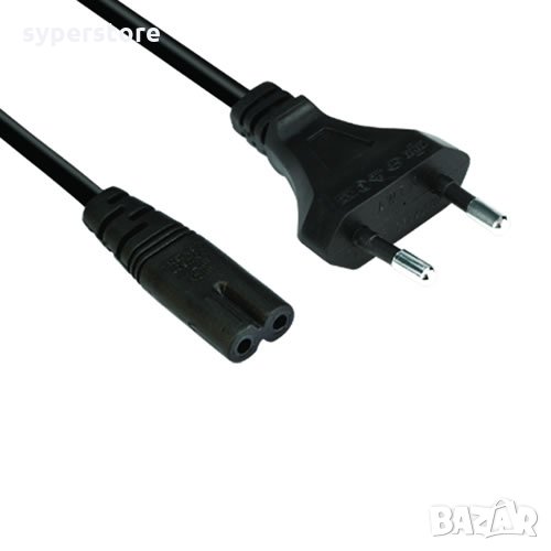 Захранващ Кабел за Адаптер за Лаптоп 1.5м VCom SS001343 2C*0.5mm2 Power Cable for Notebook, снимка 1