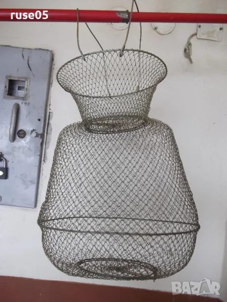 Живарник сгъваем метален рибарски нов, снимка 1