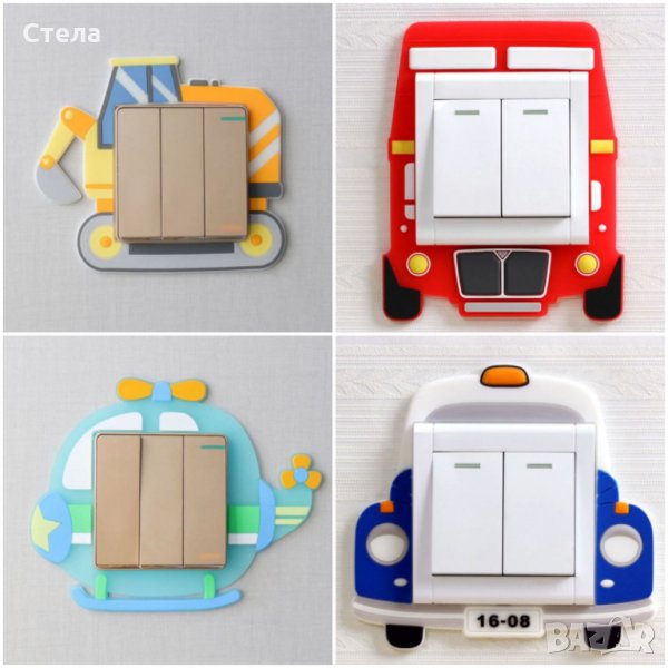 Светещ стикер за ключ на оснетление,  декорация детска стая , снимка 1