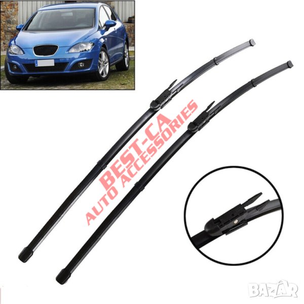 Комплект чистачки за предно стъкло Сеат Леон 2 Seat Leon Mk2 1P (2005-2012), снимка 1