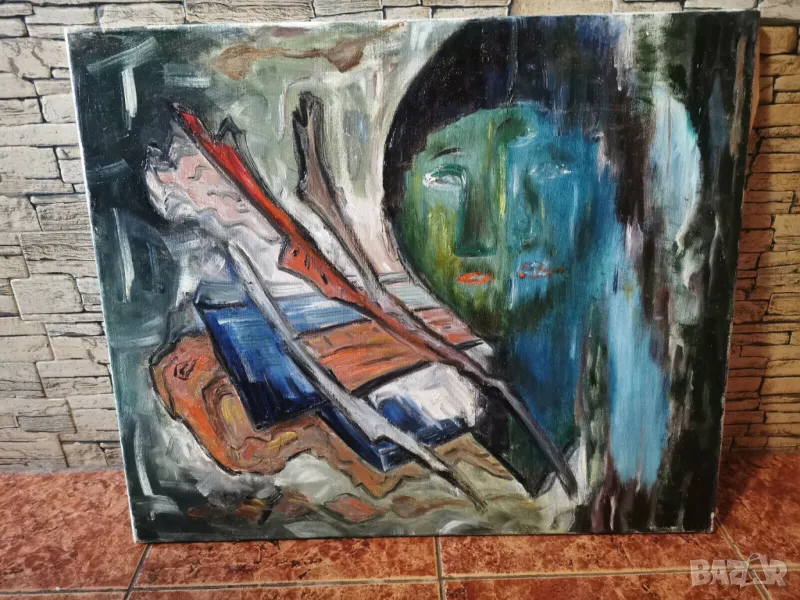 авторска маслена картина, снимка 1