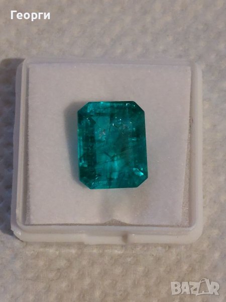 Натурален зелен Изумруд Бразилия, снимка 1