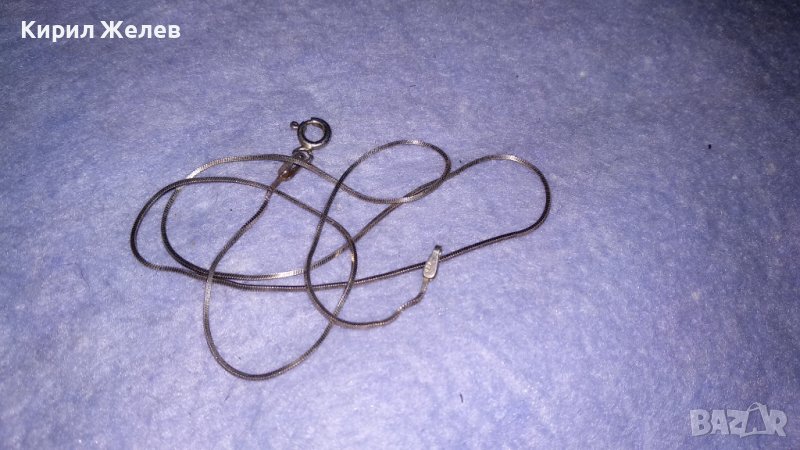 ФИНО СРЕБЪРНО ДАМСКО НЕЖНО КОЛИЕ СРЕБРО 925 ПРОБА 18330, снимка 1