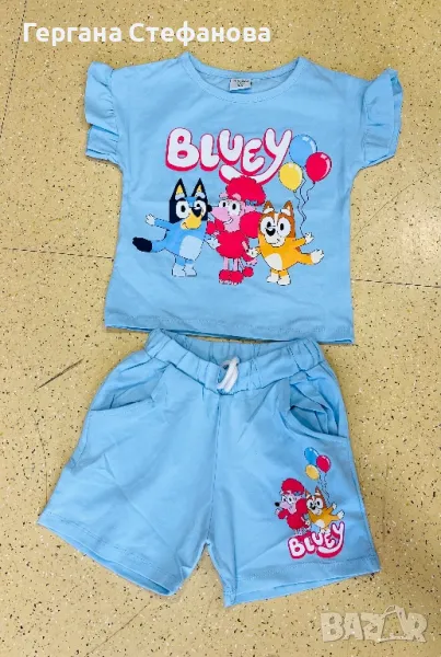 Комплект блуи и бинго Размери-3/4г.4/5г.5/6г.7/8г.9/10г. Цена-25 лв, снимка 1