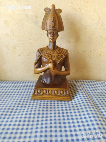 оригинална статуетка Египетски бог  Фараон, снимка 1