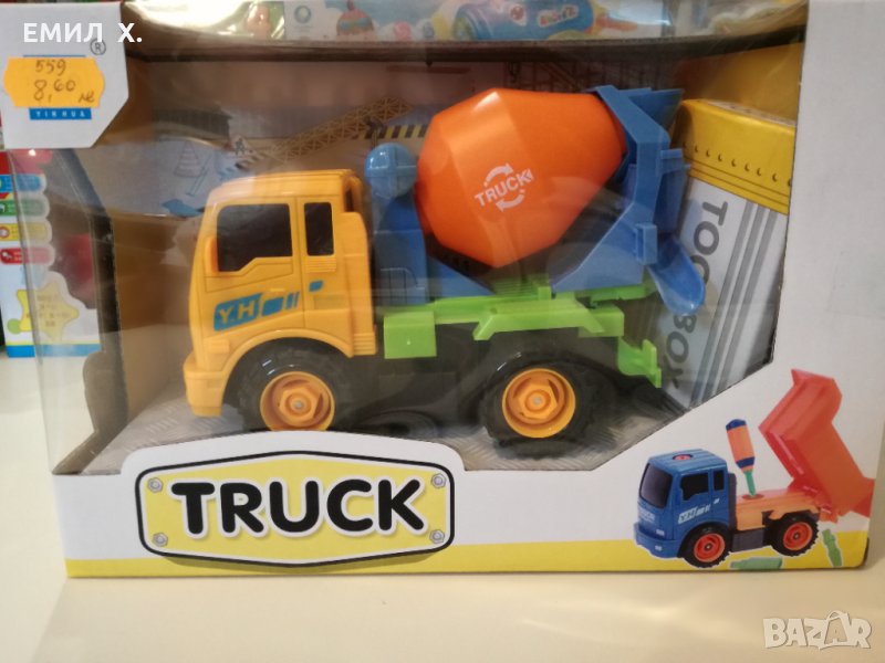 Камион бетоновоз за сглобяване с отверка, снимка 1