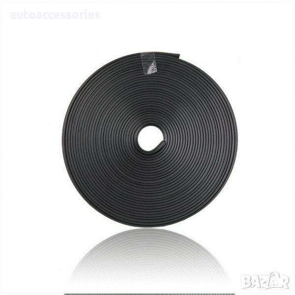 3000051729 Протектор лайсна предпазител декорация за джанта Autoexpress Черен,8м, снимка 1