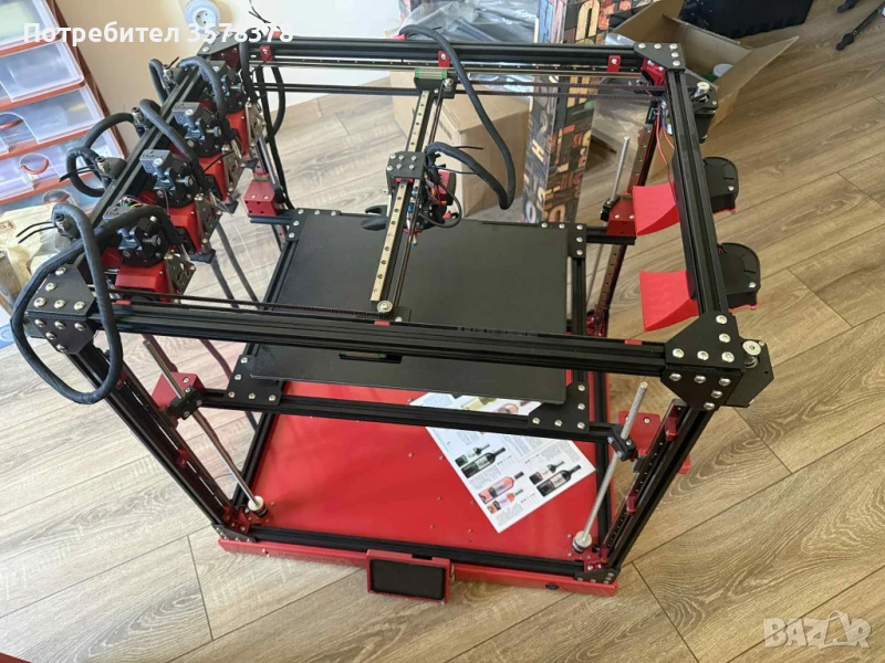 Proforge 4.0 3D Принтер с 4 глави 400x300x400mm, снимка 1