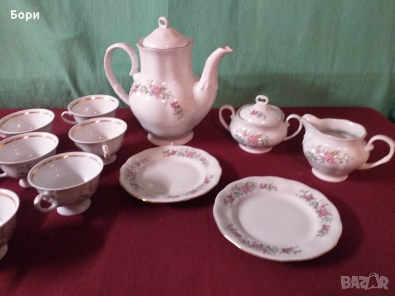Фин Порцелан к-т за чай, снимка 1