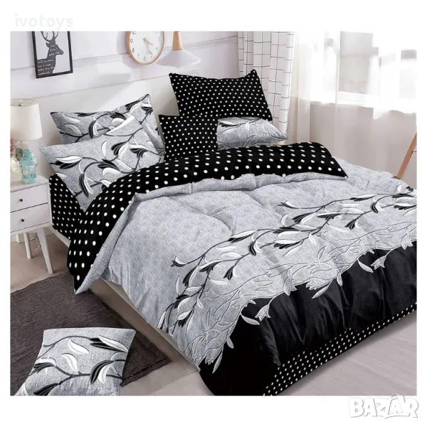Двулицево спално бельо, 6 части - Модел WS15055, снимка 1
