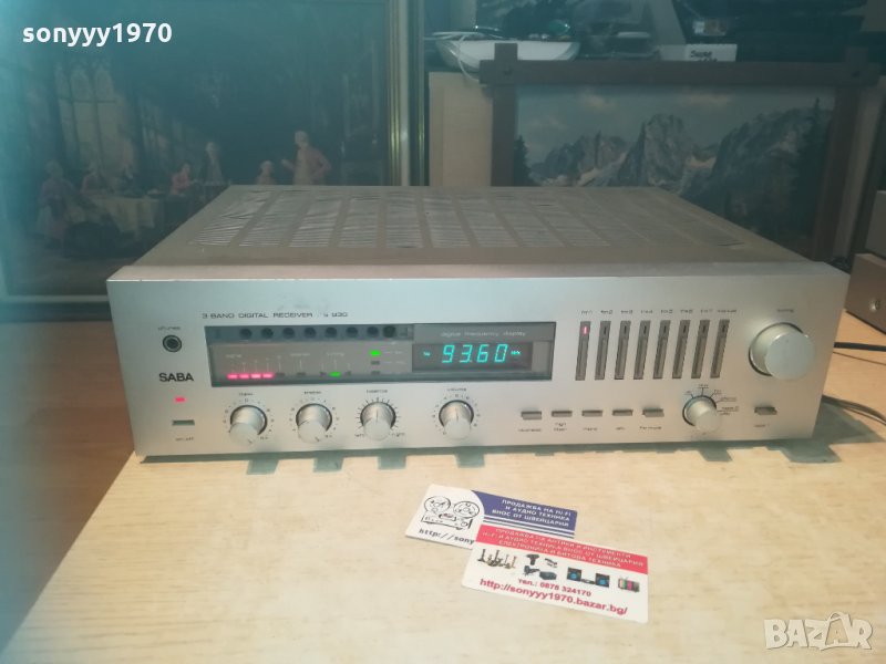 saba rs 930 stereo receiver внос switzerland, снимка 1