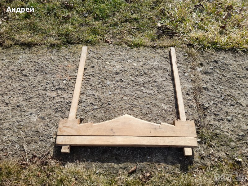 Стара част от тъкачен стан,разбой, снимка 1