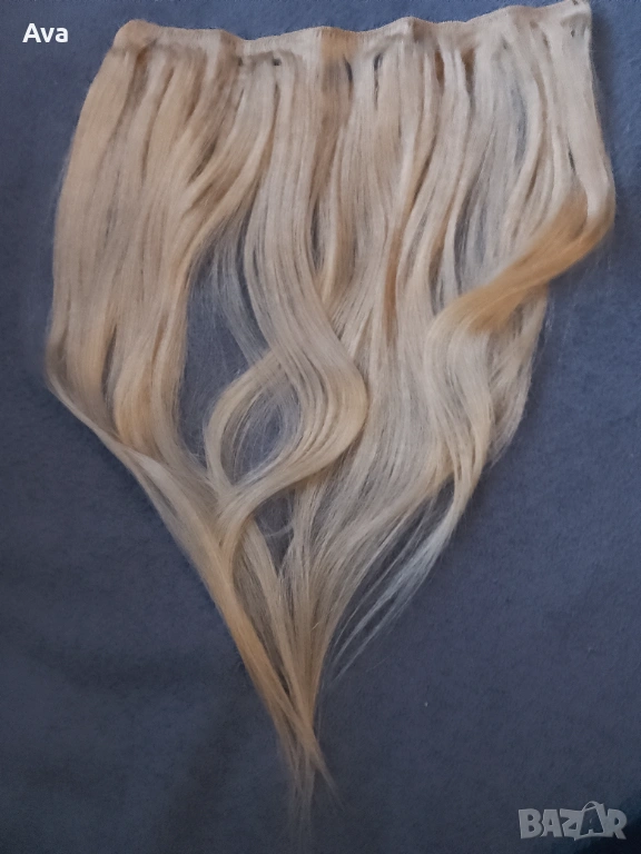 Треса Руса естествена коса 50 см, снимка 1
