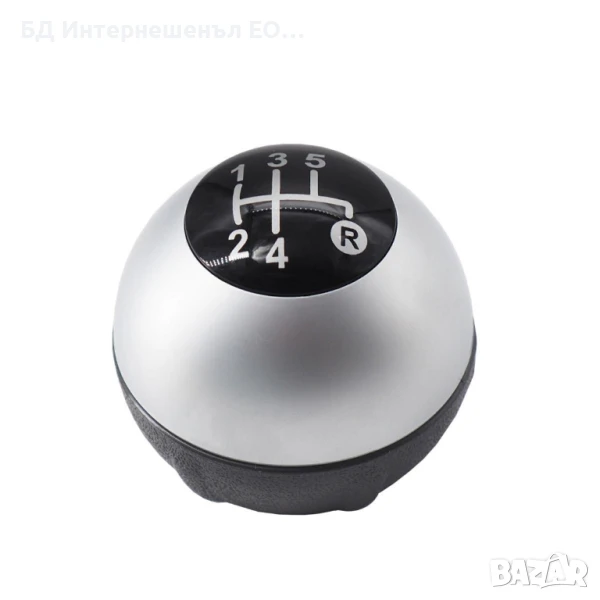 55344048  Топка за скоростен лост, Fiat 500, 5 скорости, Сив мат, снимка 1