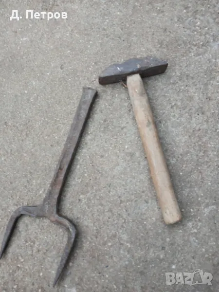 Чук наковалня и верига за огнище, снимка 1