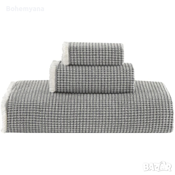 BOHORIA® Комплект вафлени кърпи за баня, снимка 1