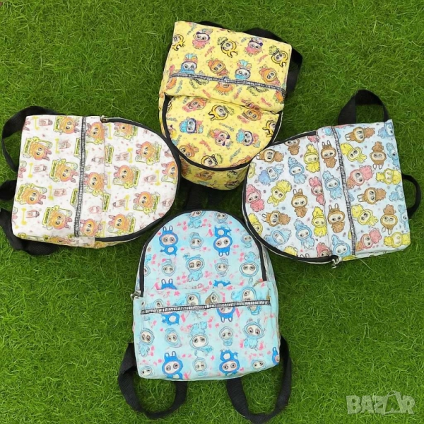Детска раничка с весели герои – удобство и настроение за всяко дете labubu, снимка 1