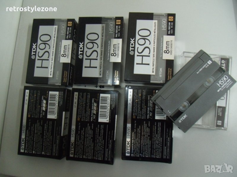 № 5525  видеокасети TDK HS90 8 mm  - 7 броя  - неизползвани , снимка 1