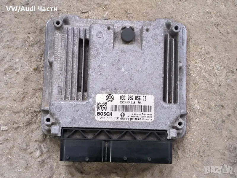 Компютър за двигател ЕКУ ECU за Голф 5 1.6 фси VW Golf 5 1.6 FSI 03C906056CB, снимка 1