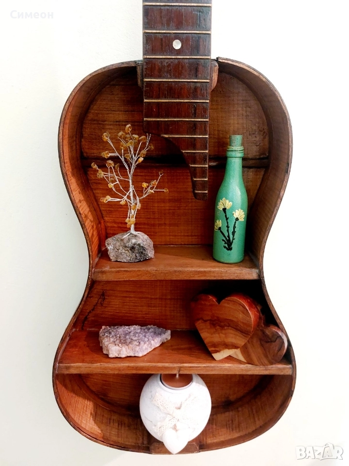 Стилна интересна арт китара - оригинално предложение за декорация, снимка 1