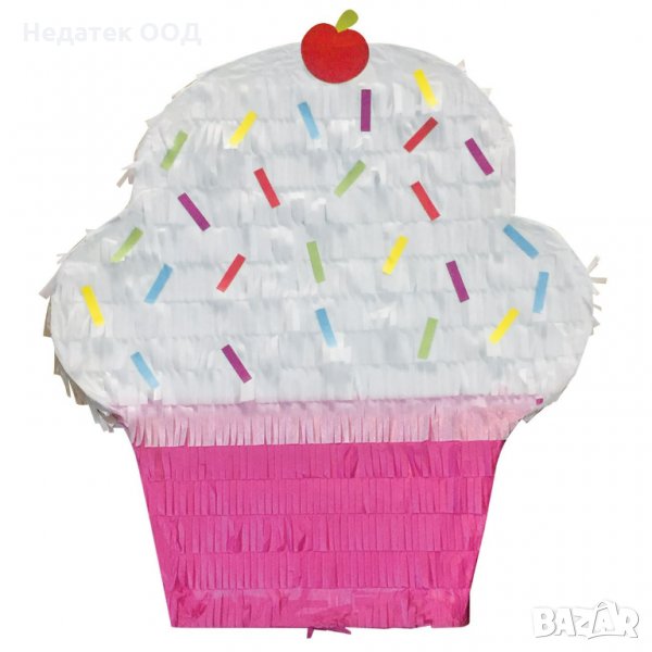 Пинята Cupcake, 37х9х47 см, многоцветна, снимка 1
