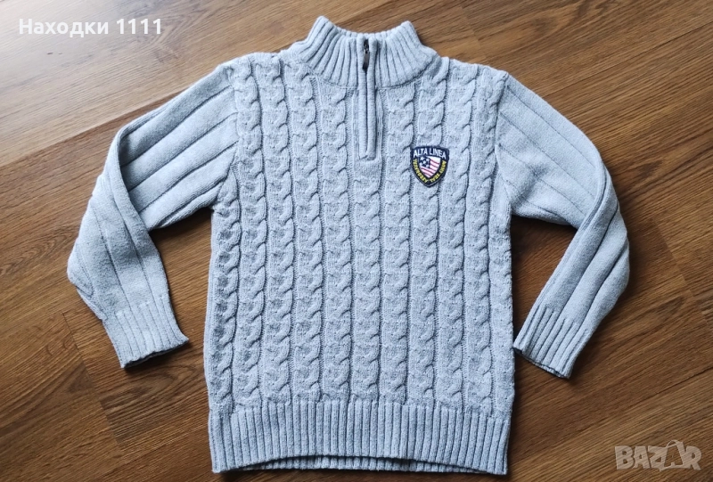 Висококачествен пуловер, размер 128-134, 7-8 години, отличен, снимка 1