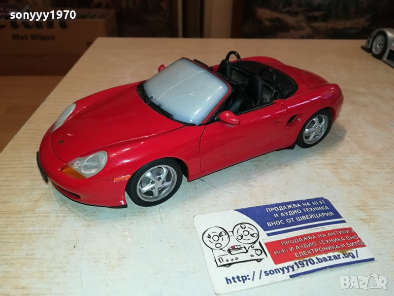 PORSCHE BOXTER 1/18-METAL-ВНОС GERMANY 3010231017, снимка 1